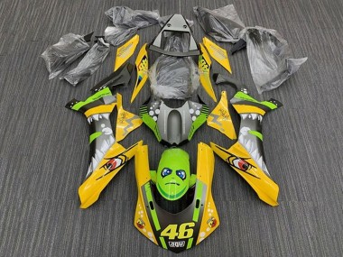 2015-2019 Yamaha YZF 1000 R1 Motorcycle Fairings - Yellow Green Shark 46 Canada