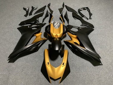 2015-2019 Yamaha YZF 1000 R1 Motorcycle Fairings - Gold Matte Black Canada