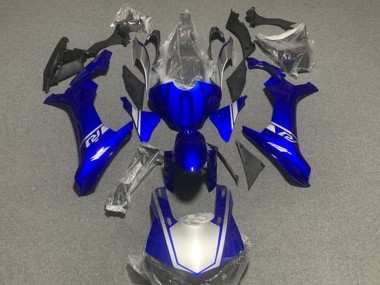 2015-2019 Yamaha YZF 1000 R1 Motorcycle Fairings - Blue Silver Canada