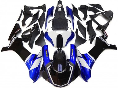 2015-2019 Yamaha YZF 1000 R1 Motorcycle Fairing Kits - Blue White Glossy Black Canada