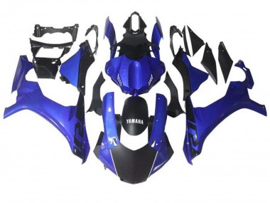 2015-2019 Yamaha YZF 1000 R1 Motorcycle Fairing - Blue Matte Black Canada