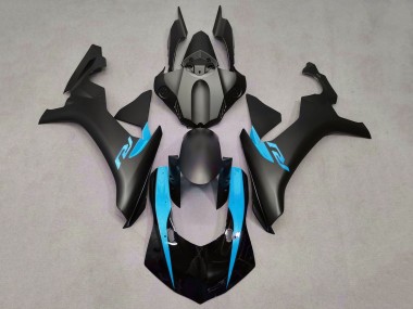 2015-2019 Yamaha YZF 1000 R1 Motorcycle Fairings - Matte Black Glossy Black Light Blue Canada