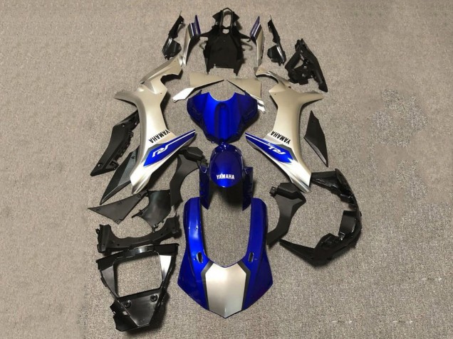 2020-2025 Yamaha YZF 1000 R1 Motorcycle Fairings - Silver Blue Glossy Black Canada