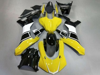 2020-2025 Yamaha YZF 1000 R1 Motorcycle Fairings - Yellow White Glossy Black Canada