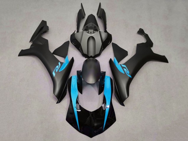 2020-2025 Yamaha YZF 1000 R1 Motorcycle Fairings - Glossy Black Matte Black Light Blue Canada