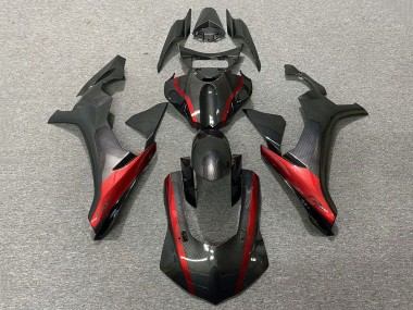2020-2025 Yamaha YZF 1000 R1 Motorcycle Fairings - Faux Carbon Fiber Red Canada
