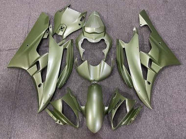2006-2007 Yamaha YZF R6 Motorcycle Fairings - Olive Green Canada