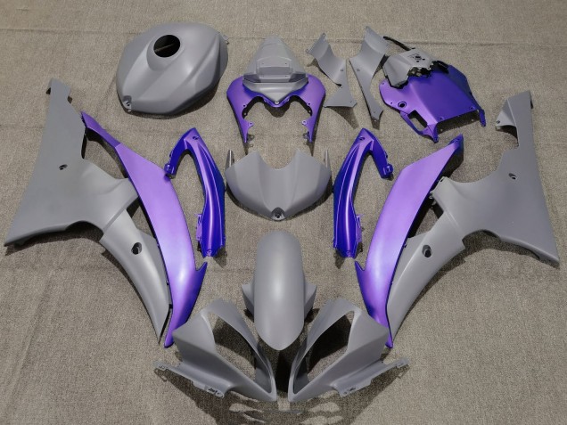 2008-2016 Yamaha YZF R6 Motorcycle Fairings - Grey Purple Canada
