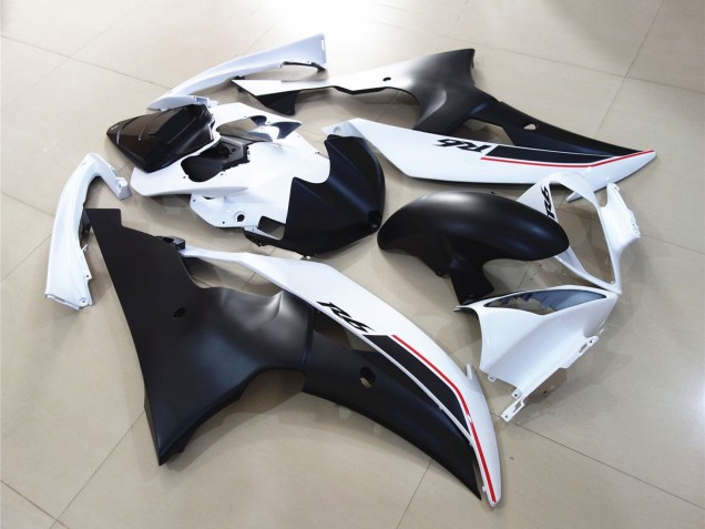 2008-2016 Yamaha YZF R6 Motorcycle Fairings - White Matte Black Red Canada