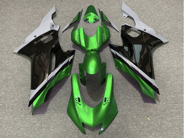 2017-2025 Yamaha YZF R6 Motorcycle Fairings - Grey Green Glossy Black Canada