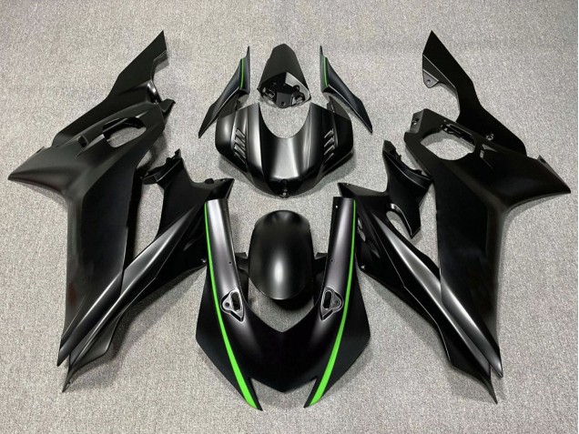 2017-2025 Yamaha YZF R6 Motorcycle Fairings - Matte Black Green Canada
