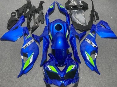 2019-2025 Kawasaki ZX4R ZX-4RR Motorcycle Fairings - Blue Green Ecstar Canada