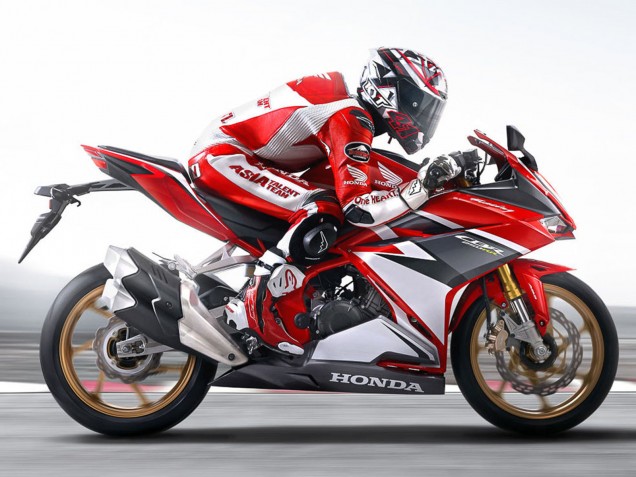 2017-2022 Honda CBR250RR Motorcycle Fairings - White Red Matte Black Canada
