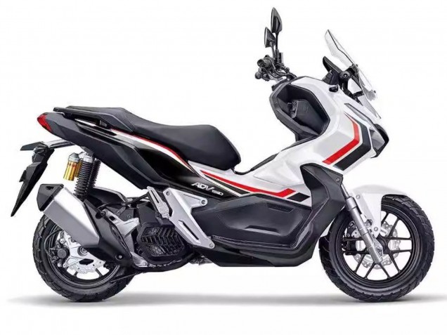 2018-2021 Honda ADV150 Motorcycle Fairings - White Red Black Canada