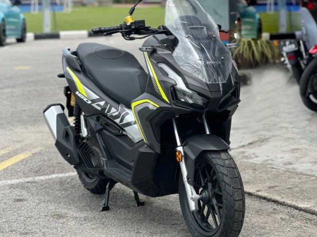 2022-2024 Honda ADV160 Motorcycle Fairings - Silver Yellow Matte Black Canada