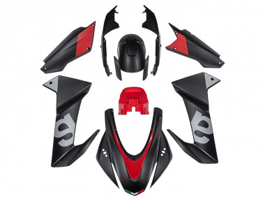 2020-2024 Aprilia RS660 Motorcycle Fairings - Black Red Canada