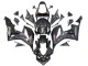 2007-2008 Honda CBR600RR Motorcycle Fairings - Grey Glossy Black with Decals Canada