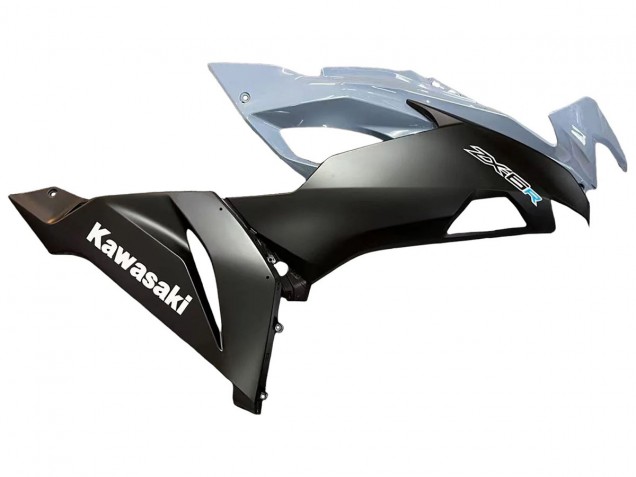 2019-2022 Kawasaki ZX6R Motorcycle Fairings - Grey Matte Black Canada