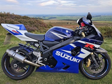 2004-2005 Suzuki GSXR 600 Motorcycle Fairings - Blue White Red Canada