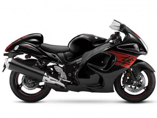 2008-2020 Suzuki GSXR 1300 Hayabusa Motorcycle Fairings - Black Red Canada