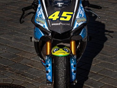 2015-2019 Yamaha YZF R1 Motorcycle Fairings - Blue Yellow Shark Canada