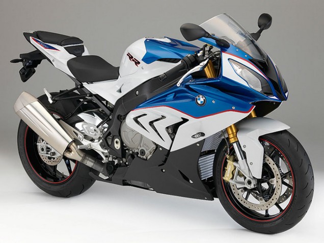 2015-2016 BMW S1000RR Motorcycle Fairings - White Blue Canada