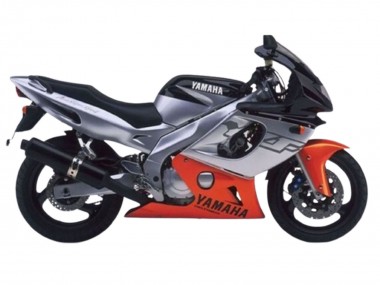 1996-2007 Yamaha YZF600R Thundercat Motorcycle Fairings - Grey Orange Black Canada