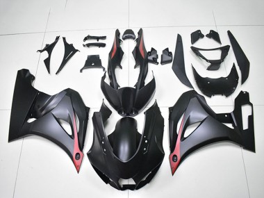 2017-2024 Suzuki GSXR 1000 Motorcycle Fairings - Matte Black Red Canada