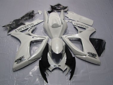 2006-2007 Suzuki GSXR 600 Motorcycle Fairing - White Canada