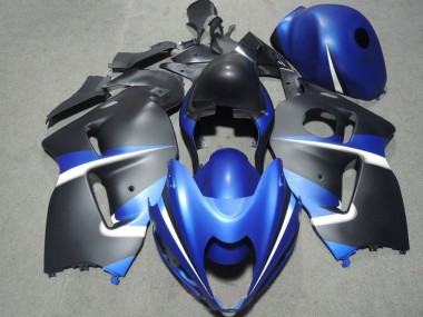 1996-2007 Suzuki GSXR 1300 Hayabusa Motorcycle Fairings - Blue White Matte Black Canada