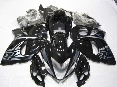 2008-2020 Suzuki GSXR 1300 Hayabusa Motorcycle Fairings - Glossy Black Silver Canada