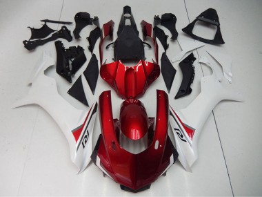 2015-2019 Yamaha YZF R1 Motorcycle Fairing - White Red Black Canada