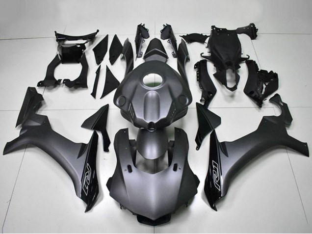 2015-2019 Yamaha YZF R1 Motorcycle Fairing - Matte Black Glossy Black Canada