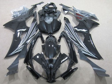 2006-2007 Yamaha YZF R6 Motorcycle Fairings - Glossy Black Matte Black White Canada