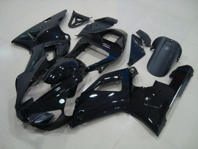 Black 00-01 YZF R1 Motorcycle Fairing Black 00-01 YZF R1 Motorcycle Fairing