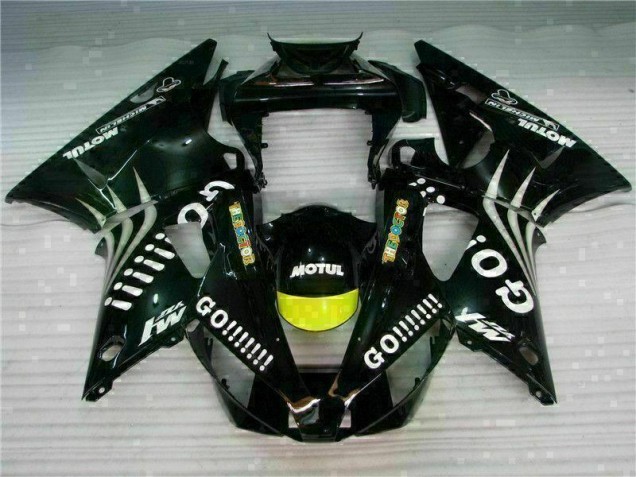 Black 00-01 YZF R1 Motorcycle Fairings Black 00-01 YZF R1 Motorcycle Fairings