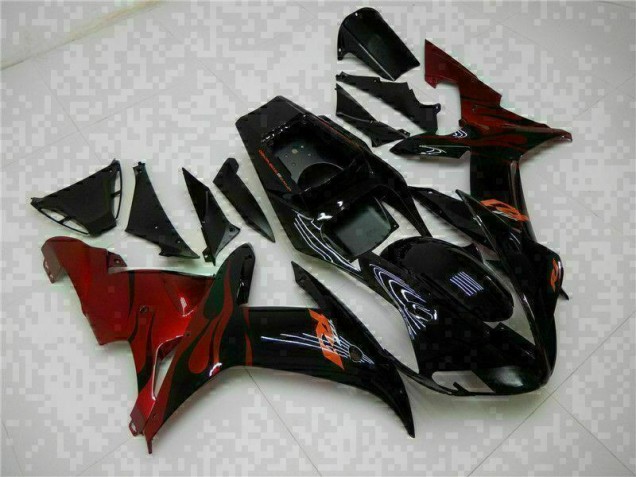 Black 02-03 YZF R1 ABS Fairings
