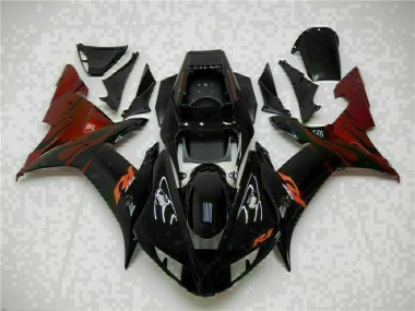 Black 02-03 YZF R1 ABS Fairings