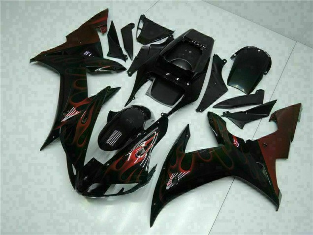 Black 02-03 YZF R1 Full Motorcycle Fairing Kits Black 02-03 YZF R1 Full Motorcycle Fairing Kits