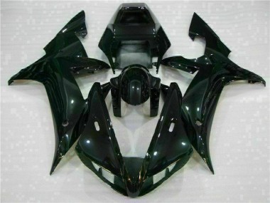 Black 02-03 YZF R1 Motorcycle Fairing Kits & Plastic