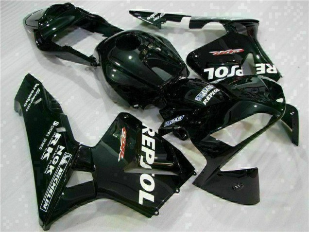 Black 03-04 CBR600RR Aftermarket Motorcycle Fairings Black 03-04 CBR600RR Aftermarket Motorcycle Fairings