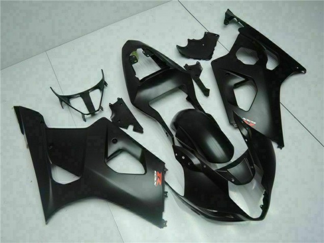 Black 03-04 GSXR 1000 Motorcycle Fairing Black 03-04 GSXR 1000 Motorcycle Fairing