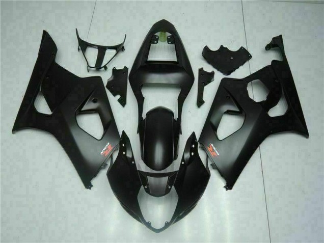Black 03-04 GSXR 1000 Motorcycle Fairing Black 03-04 GSXR 1000 Motorcycle Fairing
