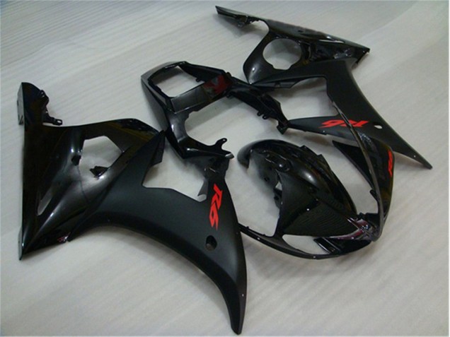 Black 03-05 YZF R6 Motorcycle Bodywork Black 03-05 YZF R6 Motorcycle Bodywork