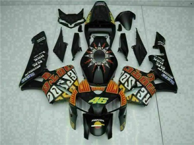 Black 05-06 CBR600RR ABS Motorcycle Fairings