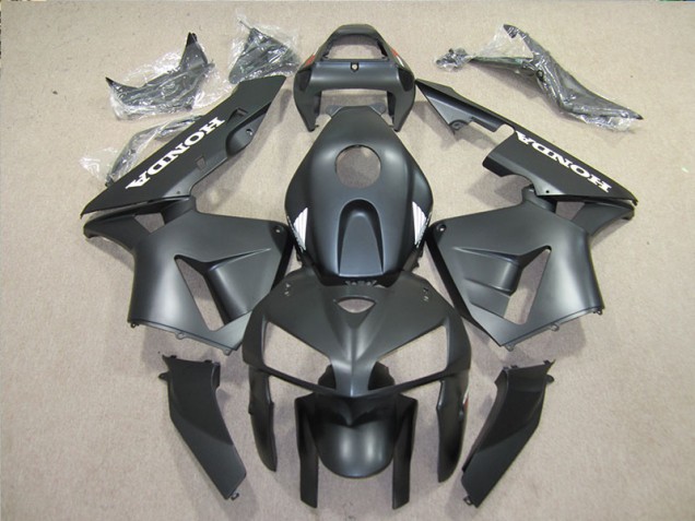 Black 05-06 CBR600RR Aftermarket Motorcycle Fairings Black 05-06 CBR600RR Aftermarket Motorcycle Fairings