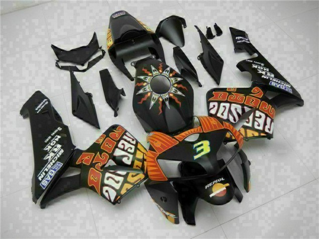 Black 05-06 CBR600RR Motorcycle Fairing Kits & Plastic Black 05-06 CBR600RR Motorcycle Fairing Kits & Plastic