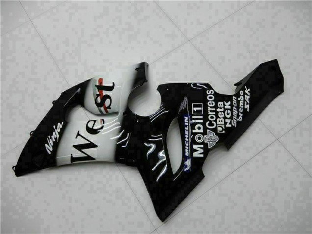 Black 05-06 ZX6R Motorcycle Fairings Black 05-06 ZX6R Motorcycle Fairings