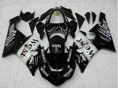 Black 05-06 ZX6R Motorcycle Fairings