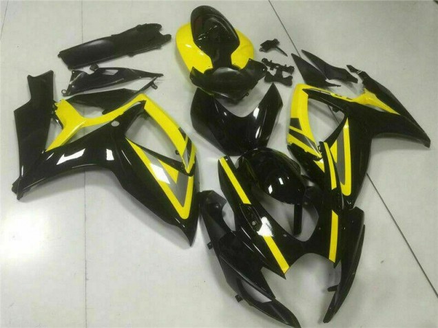 Black 06-07 GSXR 600/750 ABS Motorcycle Fairings Black 06-07 GSXR 600/750 ABS Motorcycle Fairings
